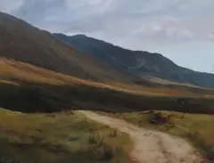 Eileen Meagher, Irish Landscape, Oil on canvas