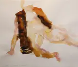 Barrie Cooke, Jean In Fur Coat