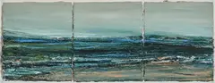 Mary Lohan, Evening Light, Triptych, Oil on canvas