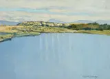 Grace Henry, Achill Village, Oil on panel