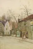 Rose Barton, Cheyne Walk, Chelsea, Watercolour