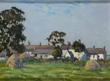 Henry Healy, Charlie Kavanagh's Cottage, Off Strand Road, Sutton, Oil on board