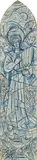 Evie Hone, St Cecilia - Sketch Design For The Cumberland Window, Coloured pencils