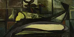 Gilbert Thevenot, Le Poisson, 1944, Oil on canvas