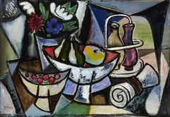Basil Rakoczi, Nature Morte, 1957 Gouache