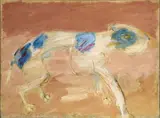 Basil Blackshaw, Lame Dog, Oil on canvas