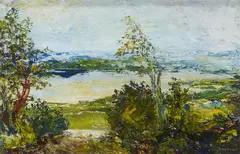 Jack Butler Yeats, The Top Of The Fall, 1945, Oil on panel