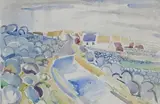 Father Jack P. Hanlon, Terte Derne, Donegal, Watercolour