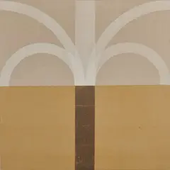 Patrick Scott, Gold Painting 48, Gold leaf and acrylic on unprimed canvas