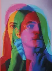 Aches, This Dream And You, 2021, Acrylic spray on canvas