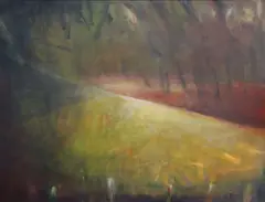 Veronica Bolay, Time Of No Sound, Oil on canvas board