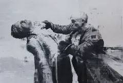 Conor Harrington, Small Town Tale With Global Punch, 2014, Colour screen print with gloss coat