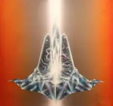 Michael Ashur, Cosmic Mirage, 78, Acrylic on canvas