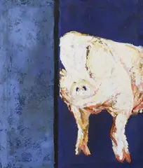 Sarah Walker, Pig, Oil on canvas