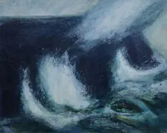 Gwen O'Dowd, Down In Allihes, Oil on paper