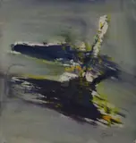 Gerald Davis, Outcrop, Oil on board