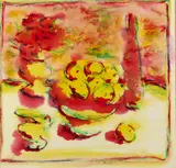 Neil Shawcross, Still Life With Fruit Plus Wine