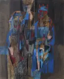 George Campbell, The Couple, Pastel