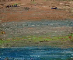 Willie Evesson, The Front Shore, BUNCRANA Oil on board