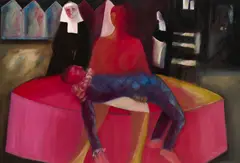 John Kelly, Asylum, Oil on paper
