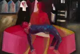 John Kelly, Asylum, Oil on paper