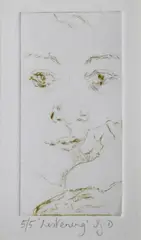 Grainne Dowling, Listening, Etching