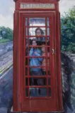Hector McDonnell, Phone Box At The Giants Causeway, Oil on canvas