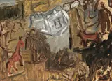 Nano Reid, The Old Road, Oil on board