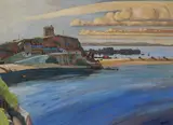 Harry Kernoff, Balscadden Bay, Howth, Oil on board