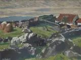 Maurice MacGonigal, The Taylor's House, Minna, Carraroe, Connemara, Oil on board