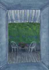 Memories Of Tony - The Studio Ii by Jane O'Malley, Oil, sold May 2024