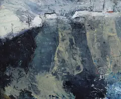 Inver '97 by Donald Teskey, Oil on canvas laid on board, sold May 2024
