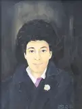 Reginald Gray, Isabelle A Rue Delambre, Egg tempera on canvas