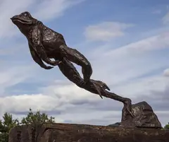 John Cox, Leaping Frog, Bronze