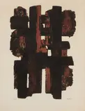 Pierre Soulages, Eau-Forte Ix, Lithograph