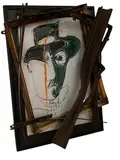 Jean-Pierre Rives, James Joyce, Mixed media