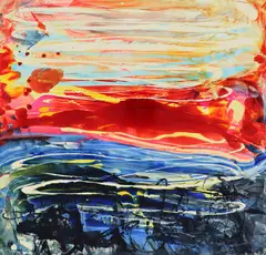Kevin Sharkey, Beyond The Valley, Mixed media