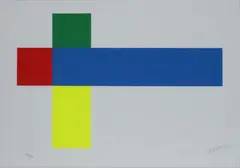Intersection by Waldo Díaz-Balart, Screen print, sold Apr 2024