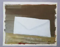 Charles Brady, Envelope, Oil on paper