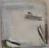 Patrick Collins, Fisherman On The Lake, Oil on canvas