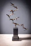 Ian Pollock, In Formation, Bronze
