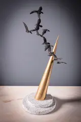 Ian Pollock, In Flight, Bronze