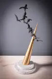 Ian Pollock, In Flight, Bronze