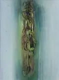 Gerald Davis, Man In A Mist, 1988, Oil on board