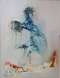 Gerald Davis, Fire Dancer, 1988 Oil on board