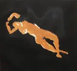 Barrie Cooke, Nude, 2005, Carborundum print