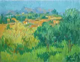 In The Hills, Nerja by Desmond Carrick, Oil on canvas board, sold Mar 2024