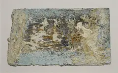 Abstract by John Kingerlee, 2009, Oil on board, sold Mar 2024