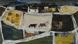 Gerard Dillon, Connemara Gardens, Oil on board
