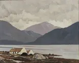 Paul Henry, On Killary Bay, Oil on panel